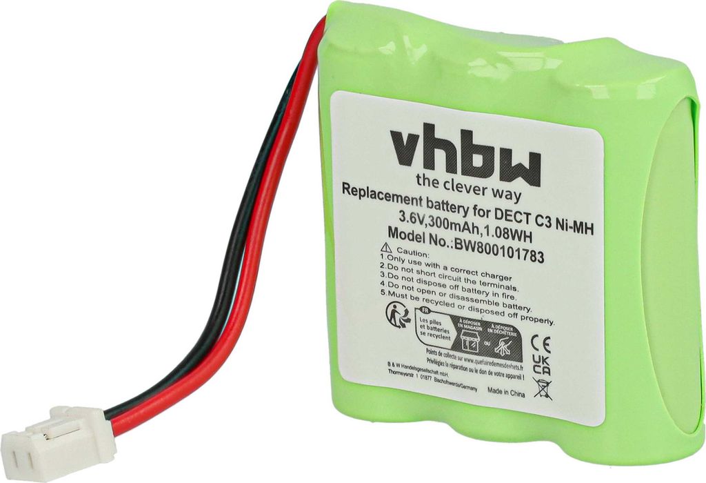 Batterie pour Sagem MISTRAL 200 10-200 300mAh 3,6V