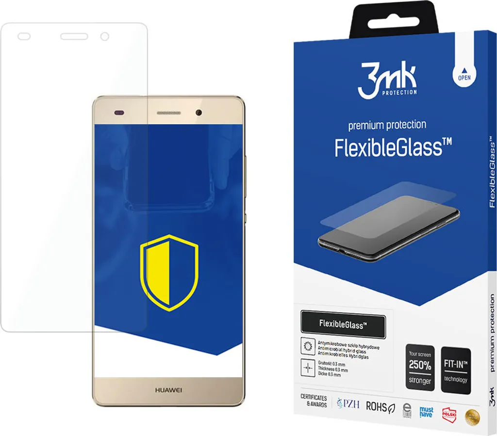 Protezione Premium 3mk FlexibleGlass per Huawei P8 Lite | 7H