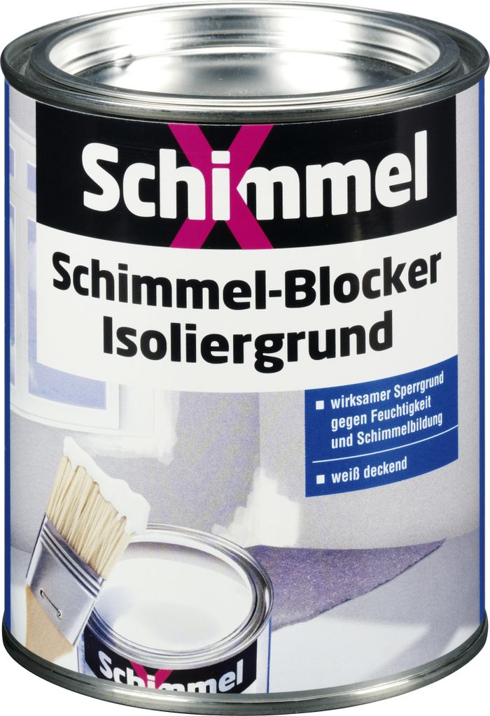 SchimmelX Schimmel Blocker Isoliergrund - weiß deckend Produktbild 3