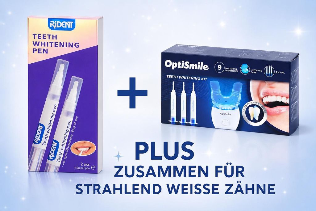 Zestaw do wybielania zębów OptiSmile (2 szt.) + sztyft Zdjęcie produktu 