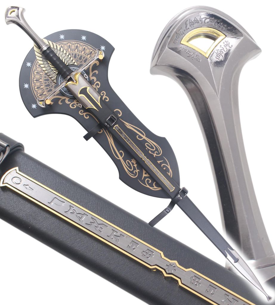 Der Herr der Ringe Schwert Anduril + Scheide + Aragorn Produktbild 
