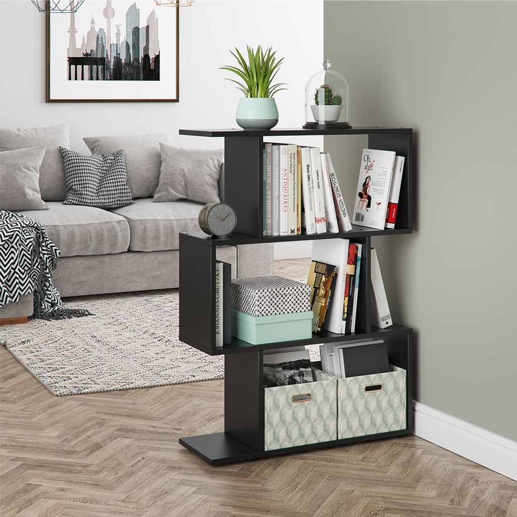 Raumteiler Vicco Levio Schwarz 70 x 97.4 cm, Model 30155