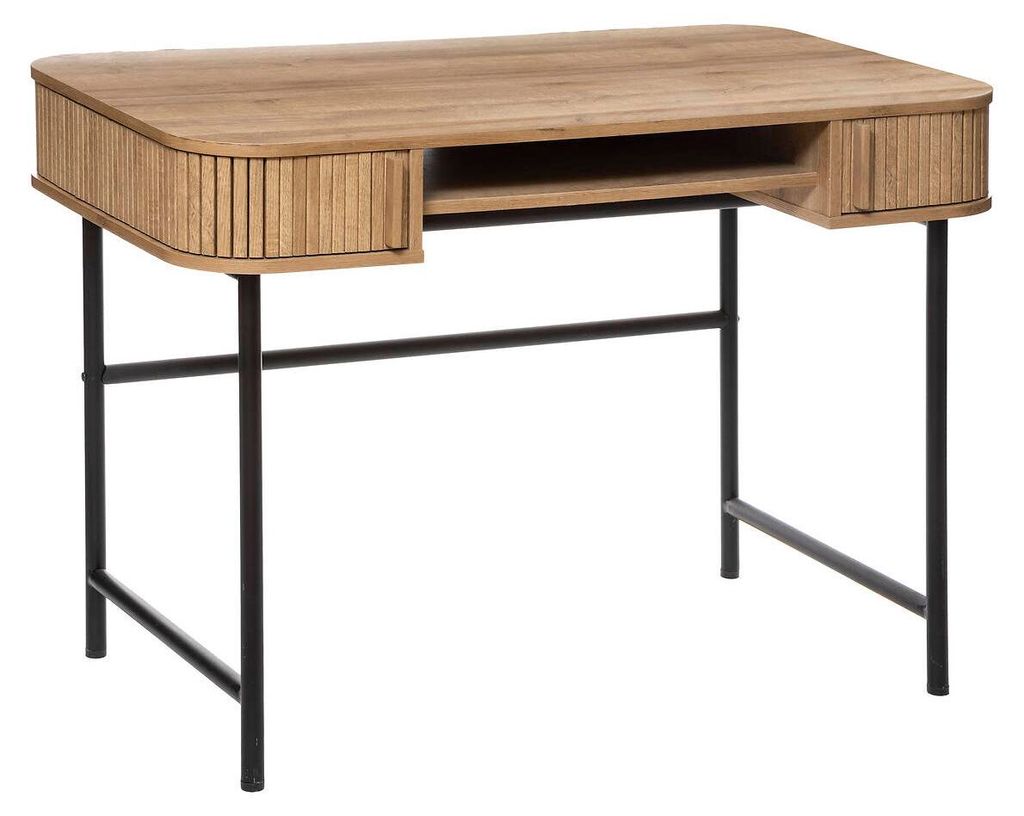 Schreibtisch COLVA, Eichenholz-Effekt, 105 x 60 x 75,1 cm Produktbild 