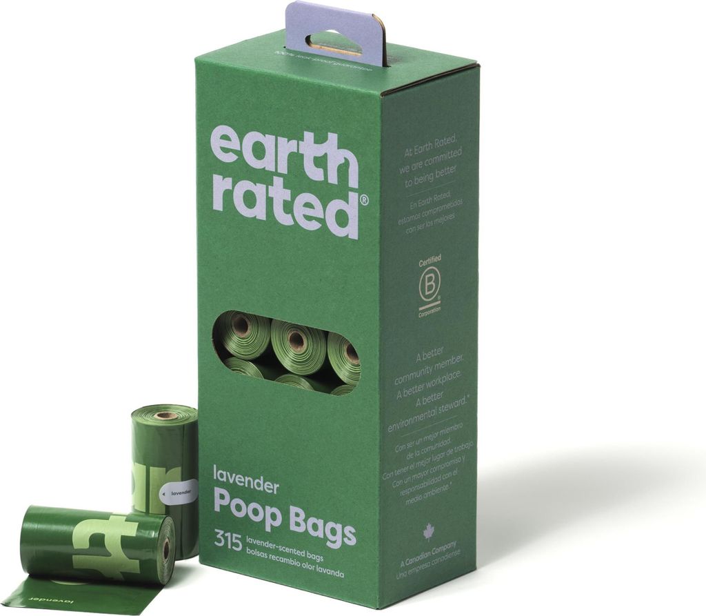 Earth Rated Hundekotbeutel mit Lavendelduft 21 Rollen Produktbild 