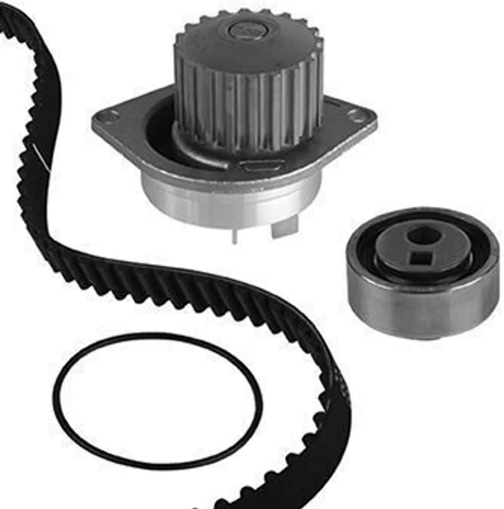 Pompe à eau et kit courroie de distribution pour Peugeot 306 et 405 II