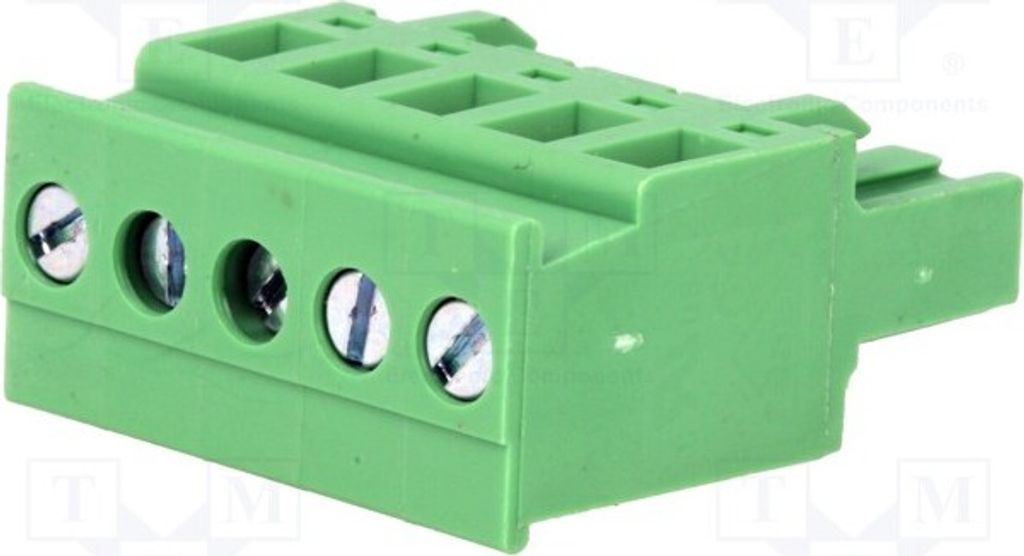 1x Klemmleiste abschaltbar Stecker Wege: 5 gewinkelt 5,08mm 320V 2EDGKA-5.08-05P-14-