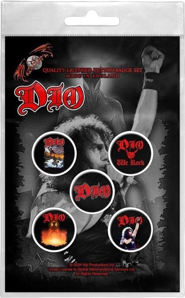 Dio We Rock Badge 25 mm