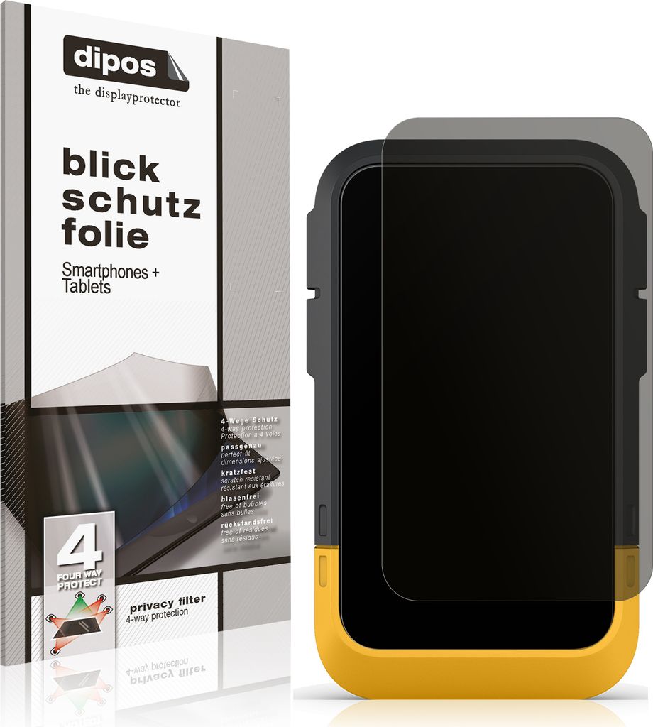 Blickschutzfolie für Garmin Etrex SE matt Schutzfolie Folie Display Schutz dipos