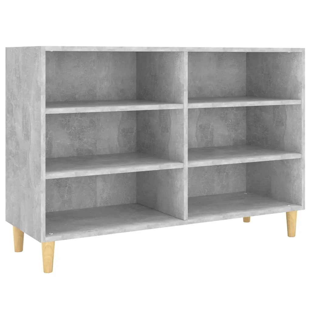 Credenza Salotto 104cm Grigio Cemento | Mobile Dispensa vidaXL