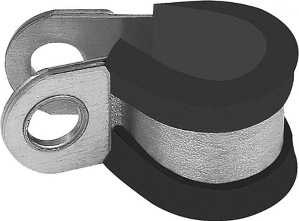 Riegler RSGU-Rohrschelle, Stahl verzinkt (W1), Spannbereich 28,0 mm