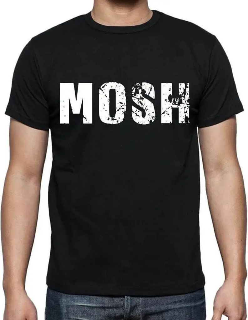 Herren Grafik T-Shirt Mosh Öko-Verantwortlich Vintage Jahrgang Kurzarm Lustige Druck Geburtstag Geschenk Mann
