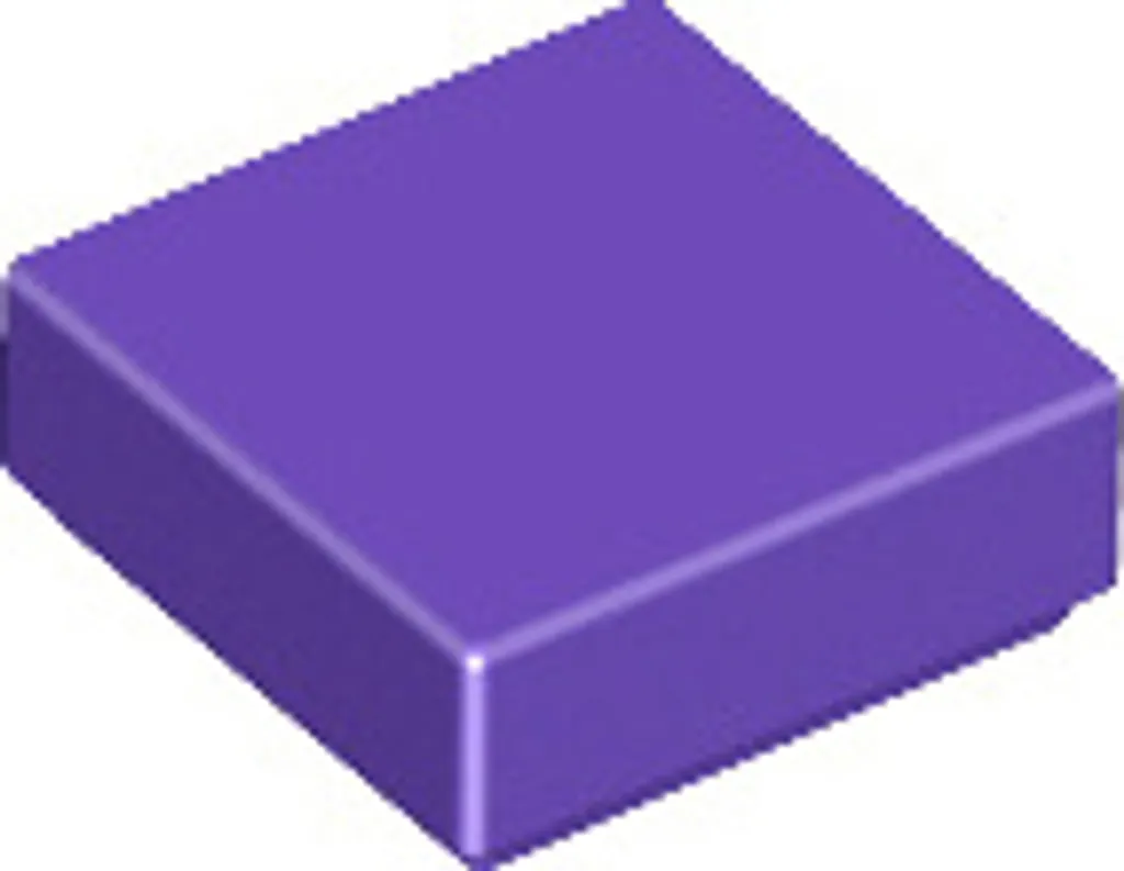 Lot 250 pièces LEGO 3070 violet foncé - Finition lisse pour mosaïque