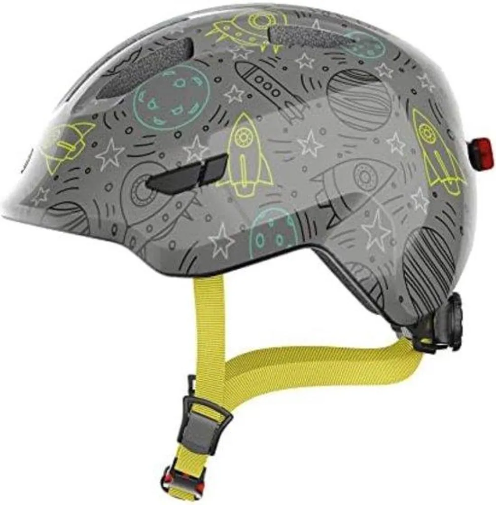 Casque vélo enfant gris taille 33 cm : protection tête pour cycliste