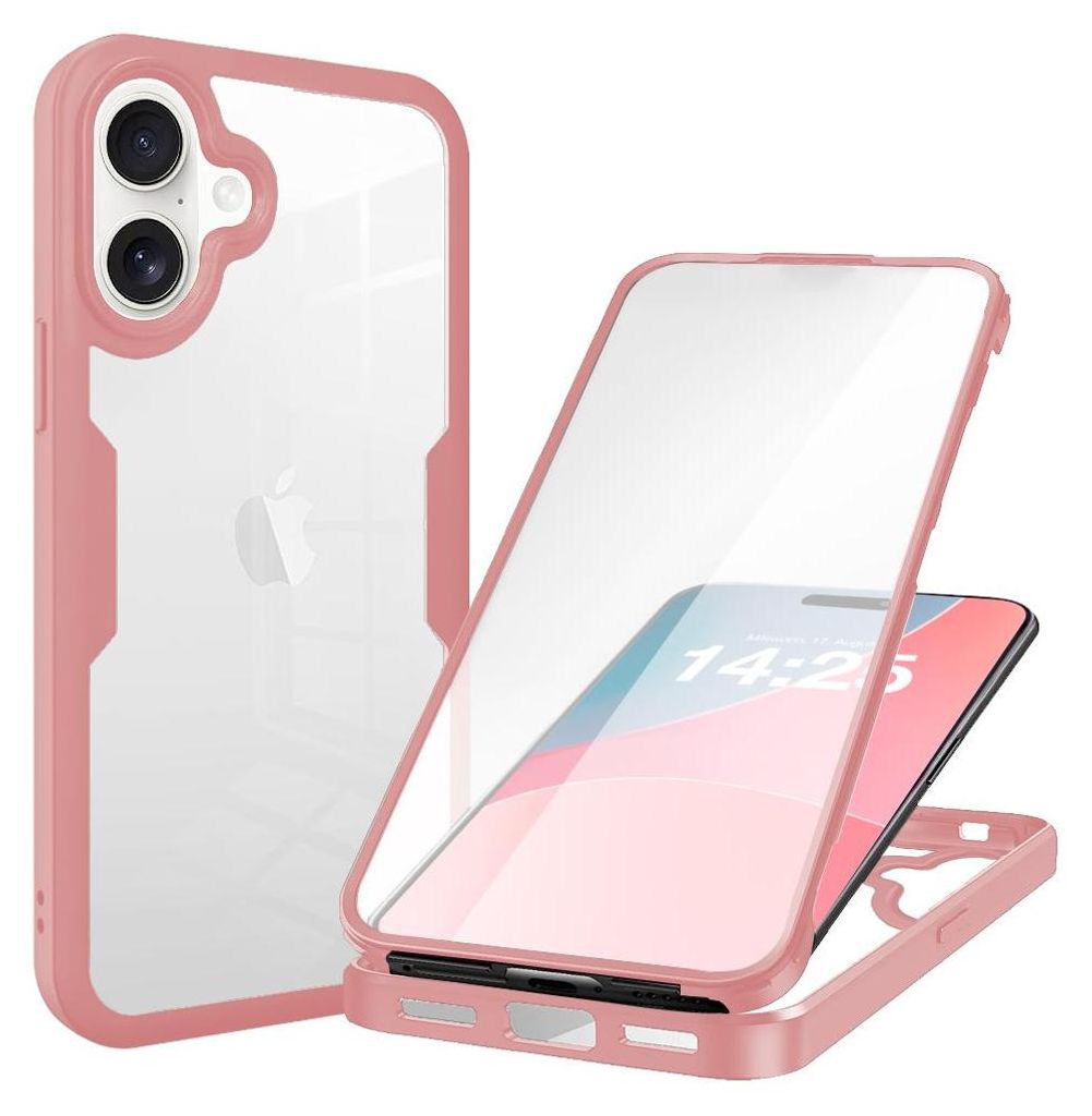360 Grad Rundum Schutz Handyhülle für Apple iPhone 16 Full Produktbild 
