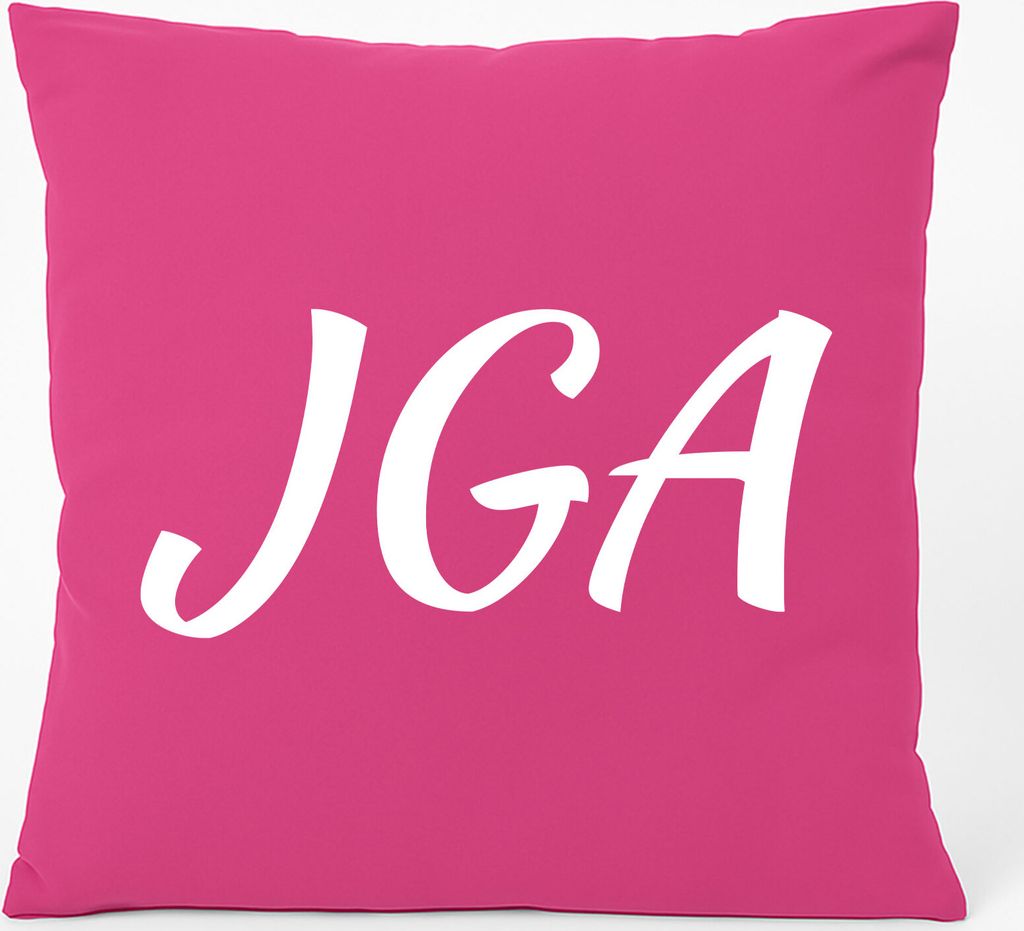 Huuraa Kissen JGA Junggesellenabschied 40x40cm mit Füllung Fuchsia Baumwolle Dekokissen Geschenkidee