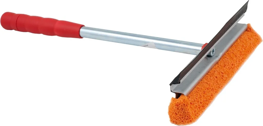 Novaliv tergivetro auto 21 cm con manico in metallo-plastica 31 cm con labbro tergivetro e spugna in gomma tergivetro auto Detergente per parabrezza auto