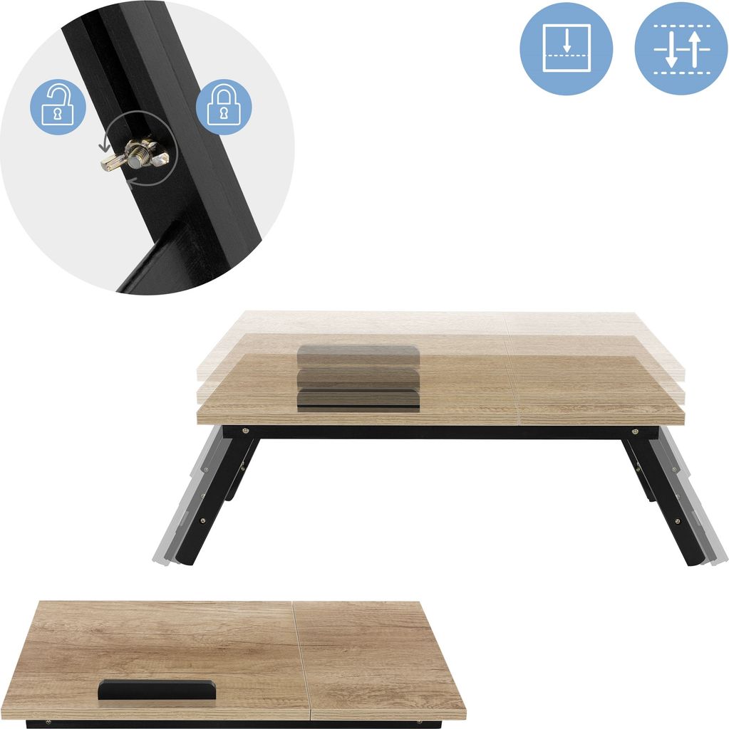 ML-Design Laptoptisch für Bett/Sofa, Eiche, aus Holz, Produktbild 5