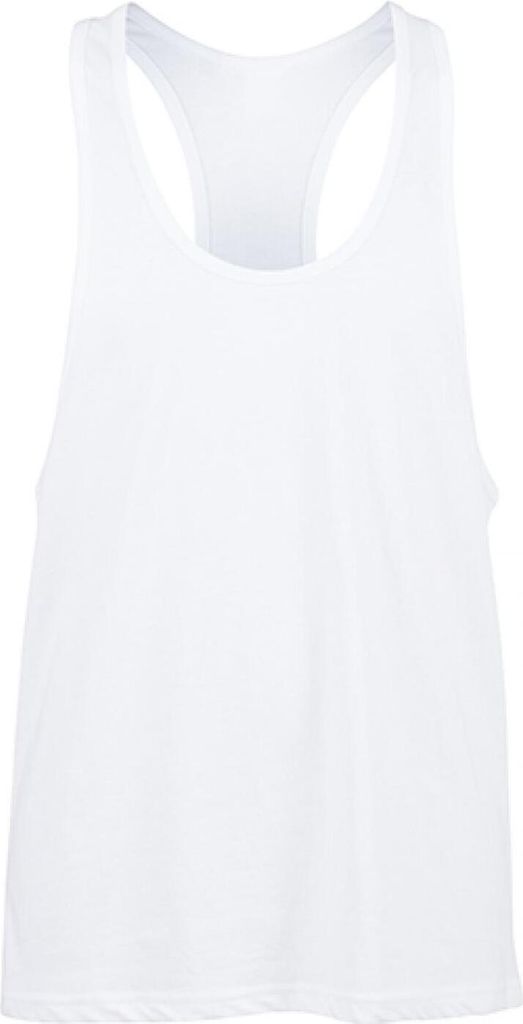 SF Men SF236 | Herren Muscle Vest / Lang geschnitten - Farbe: White - Größe: M