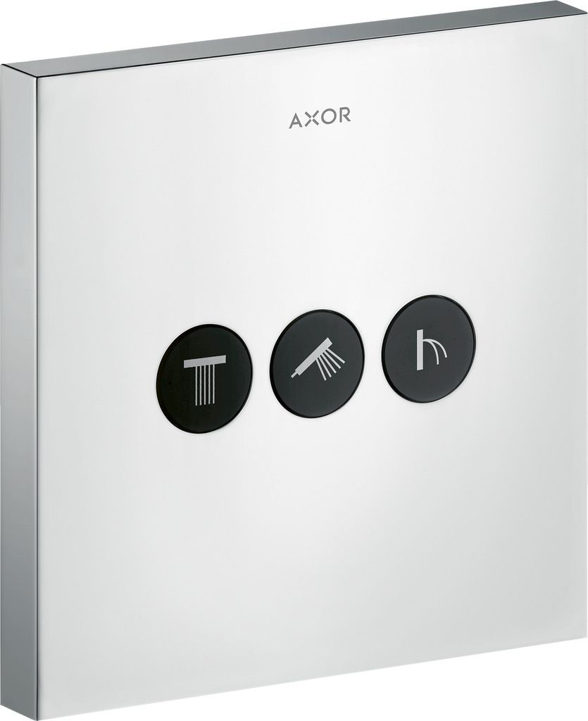 hansgrohe Ventil AXOR SHOWERSELECT SQUARE Unterputz, für 3 Verbraucher chrom