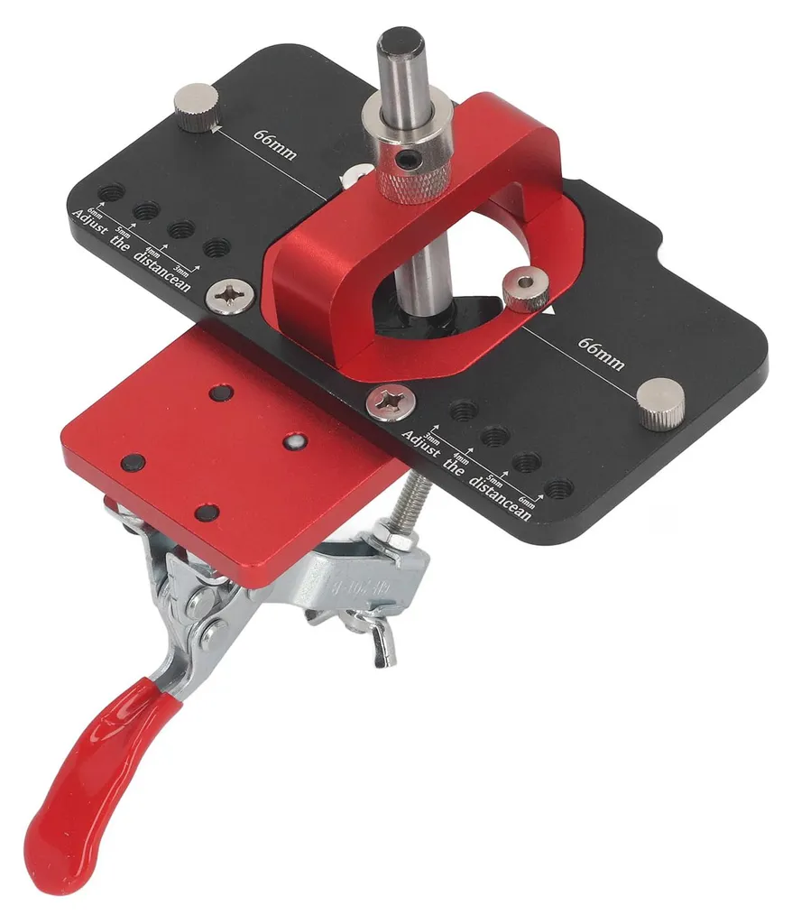 Kit de gabarit de perçage charnière 35mm en alliage d'aluminium précis - 4