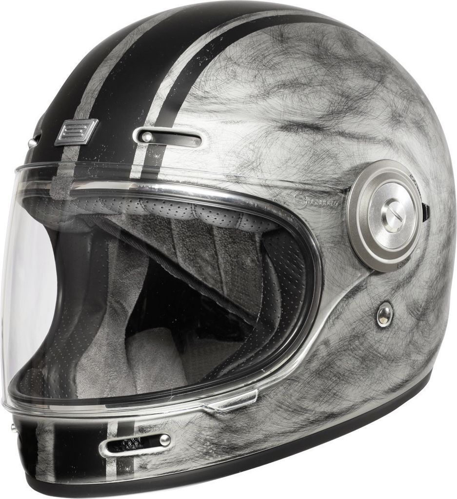 Origine Vega Custom Helm Farbe: Silber Matt, Grösse: XL (61/62)