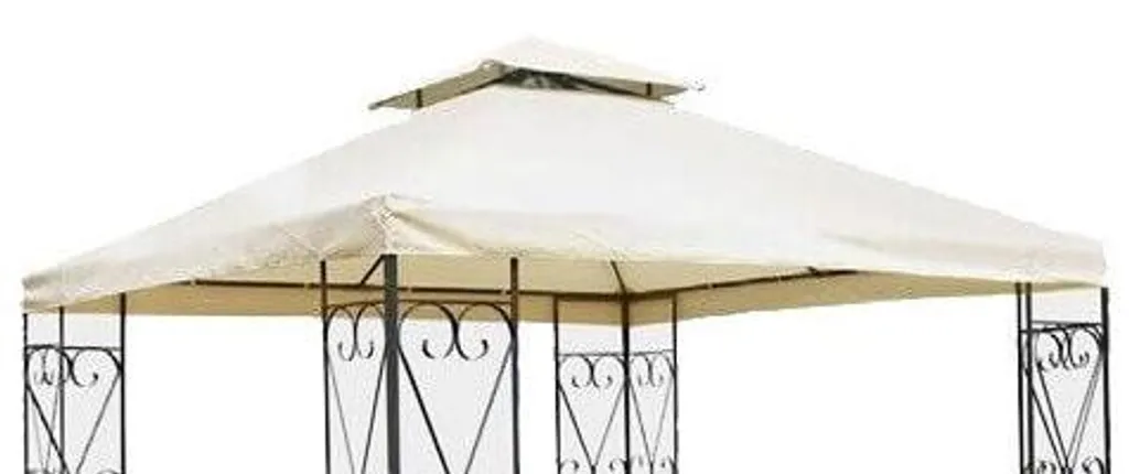 Toit de tente pliable 3x3m en polyester résistant - Toile de rechange