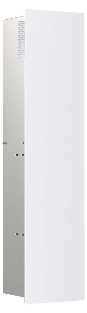 emco asis pure WC-Modul, Unterputzmontage, Türanschlag rechts, durchgehende Glasfront, 730x170mm, mit Reserverollenfach, 975528411