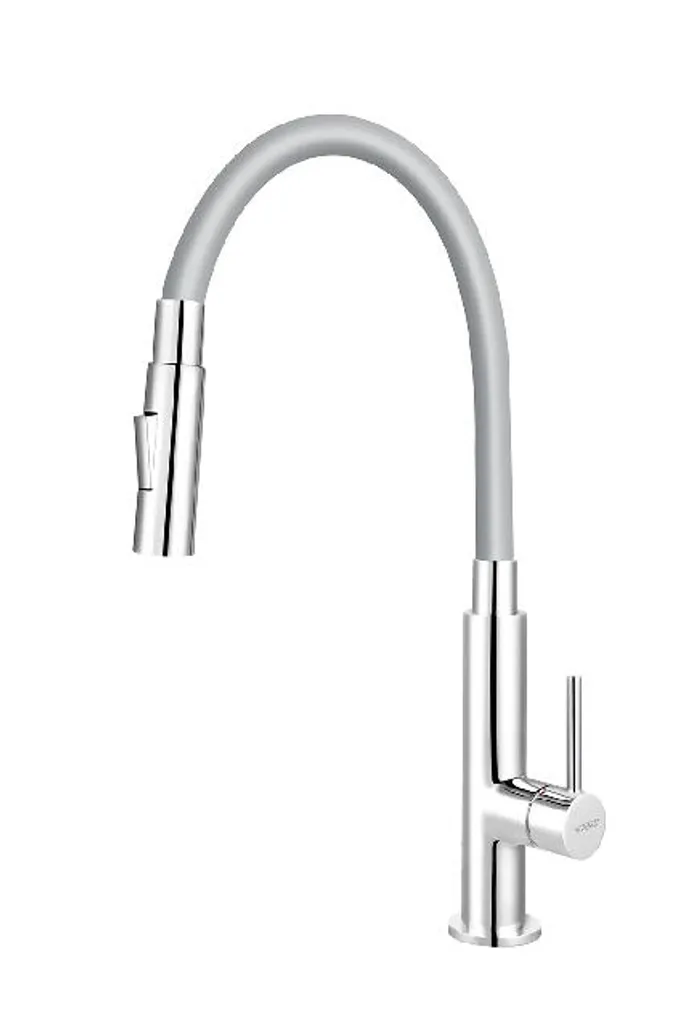 Miscelatore High-Tech Ferro 70730,0S | Braccio Flessibile 2-in-1 Grigio