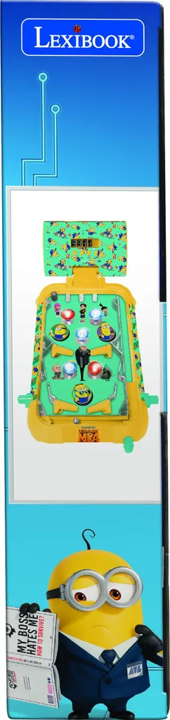 Jeu de Flipper de table électronique Minions avec effets sonores et LED