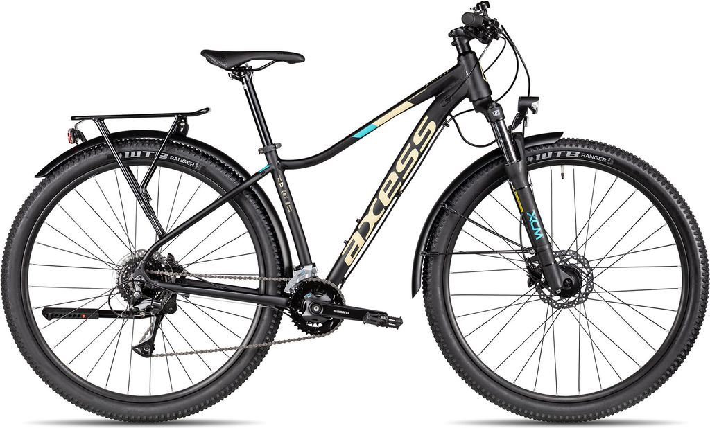 Axess MEEA DX ATB Damen-Mountainbike für Stadt & Offroad-Trips 27.5 Zoll Schwarz 16 Zoll