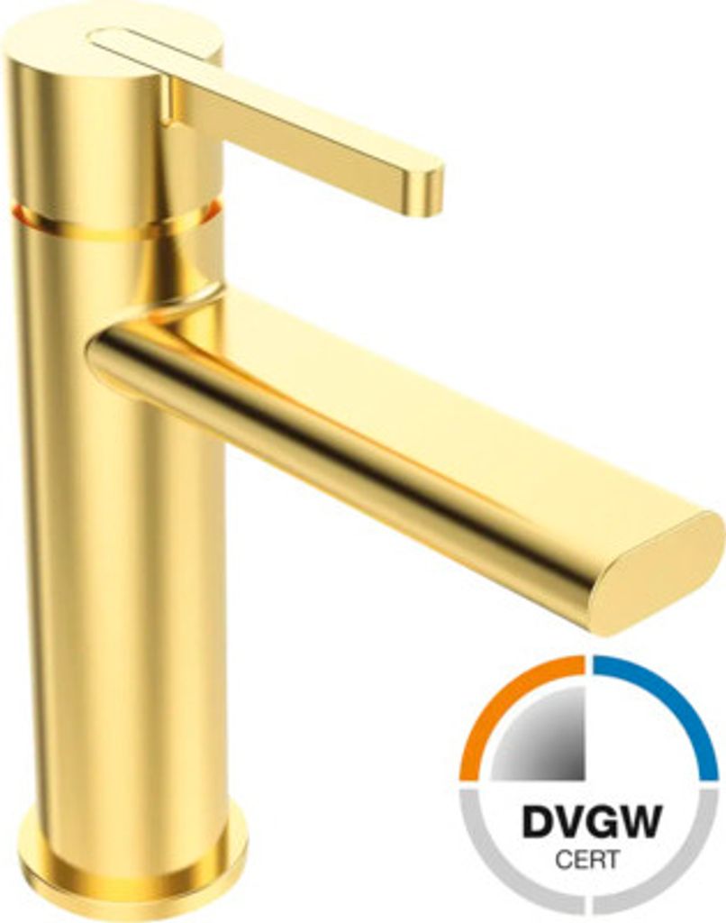 Jungborn Waschtischarmatur LAMBDA DVGW gold matt