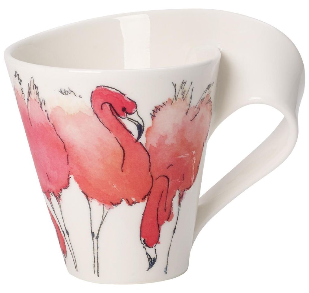 Villeroy & Boch NewWave Caffè Rosa Flamingo Becher mit Produktbild 