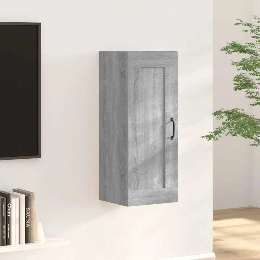 "2024" Cloris Pensile Grigio Sonoma 35x34x90 cm Materiale ligneo - Comò CHY88873995