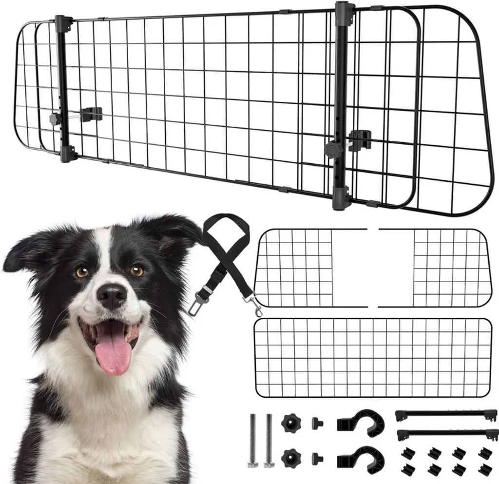 Offerta Divisorio Auto per Cani Yakimz | Universale 90-145 cm Acciaio