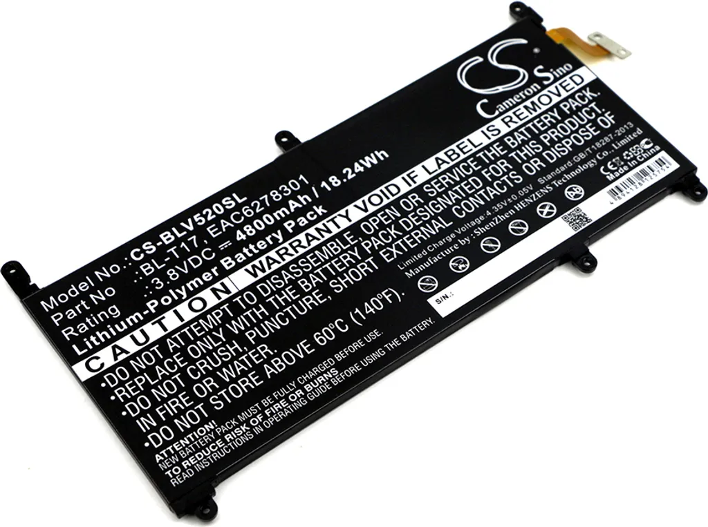 Batterie BL-T17 Haute Capacité pour LG G Pad X 8.3 et VK815 Techtek