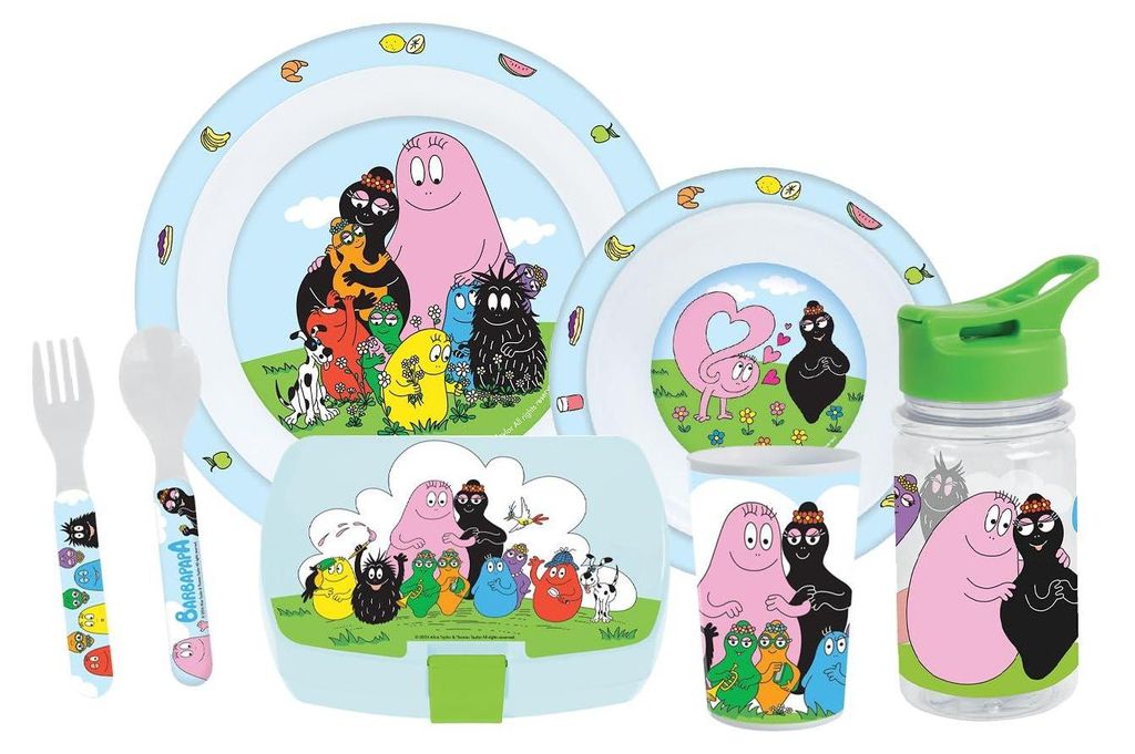Zestaw plastikowych naczyń Fun House 6 elementów Zdjęcie produktu 