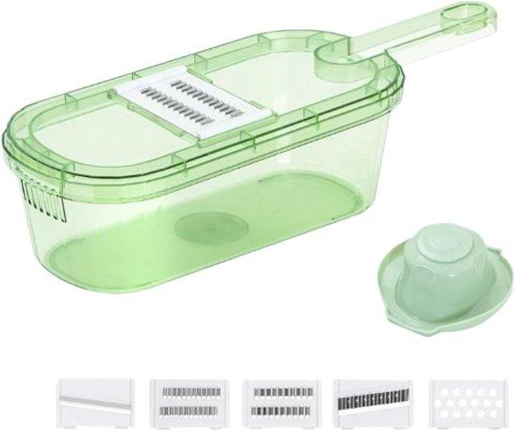 Gemüseschneider mit ergonomischem Griff für Karotten, Gurken, Rettich und Zwiebeln