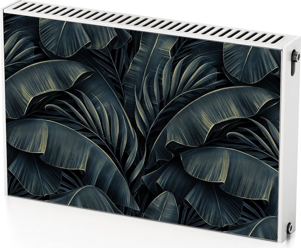 Waldgrüne Natur – Magnetische Heizkörperabdeckung – 90x60 cm – Magnet Heizkörperabdeckung – 3D Würfel – Heizkörperverkleidung – Ma...