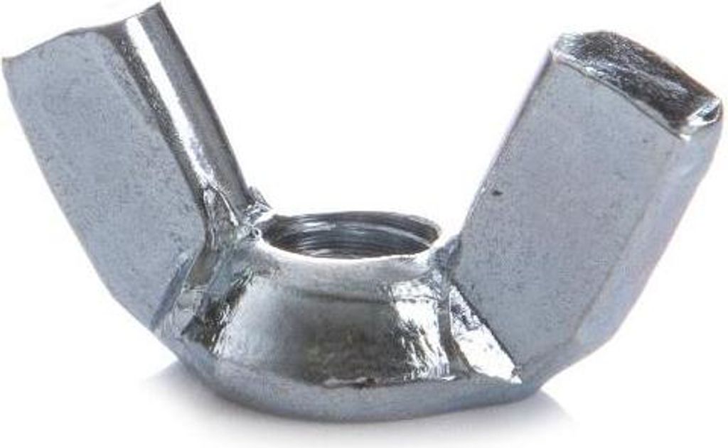 15x Flügelmuttern M6 Flügelmutter Mutter DIN315 verzinkt