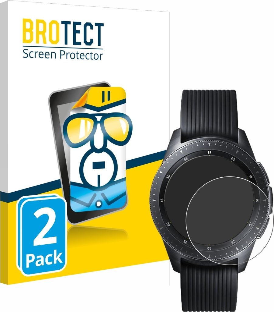 2x Für Samsung Galaxy Watch (42 mm) Schutzfolie BROTECT Produktbild 