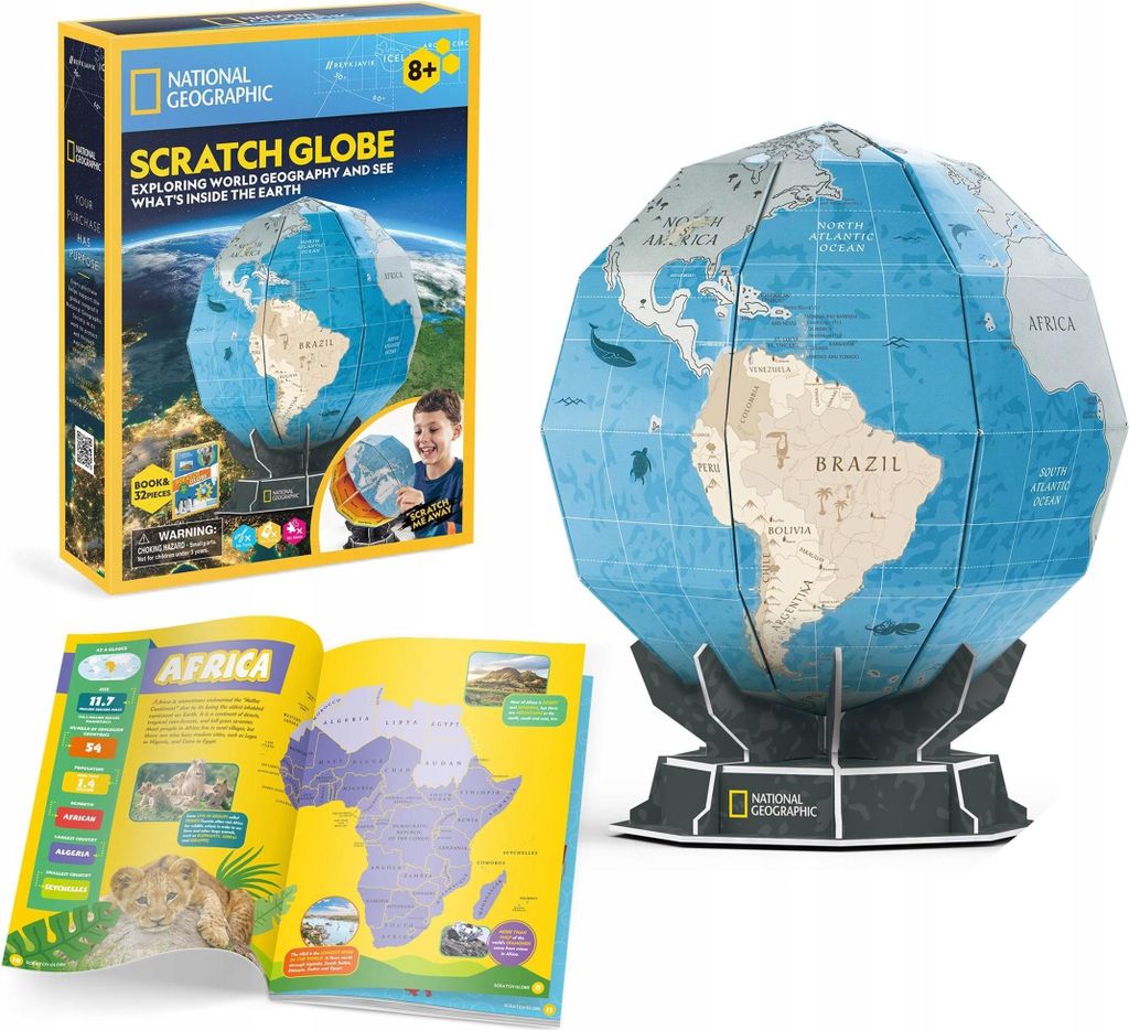 DANTE Cubic Fun 3D-Puzzle Globus DS 1082