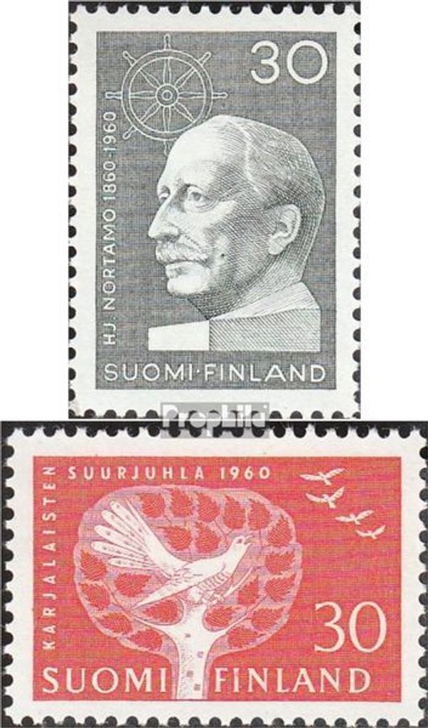 Briefmarken Finnland 1960 Mi 520,521 (kompl.Ausg.) gestempelt Sondermarken