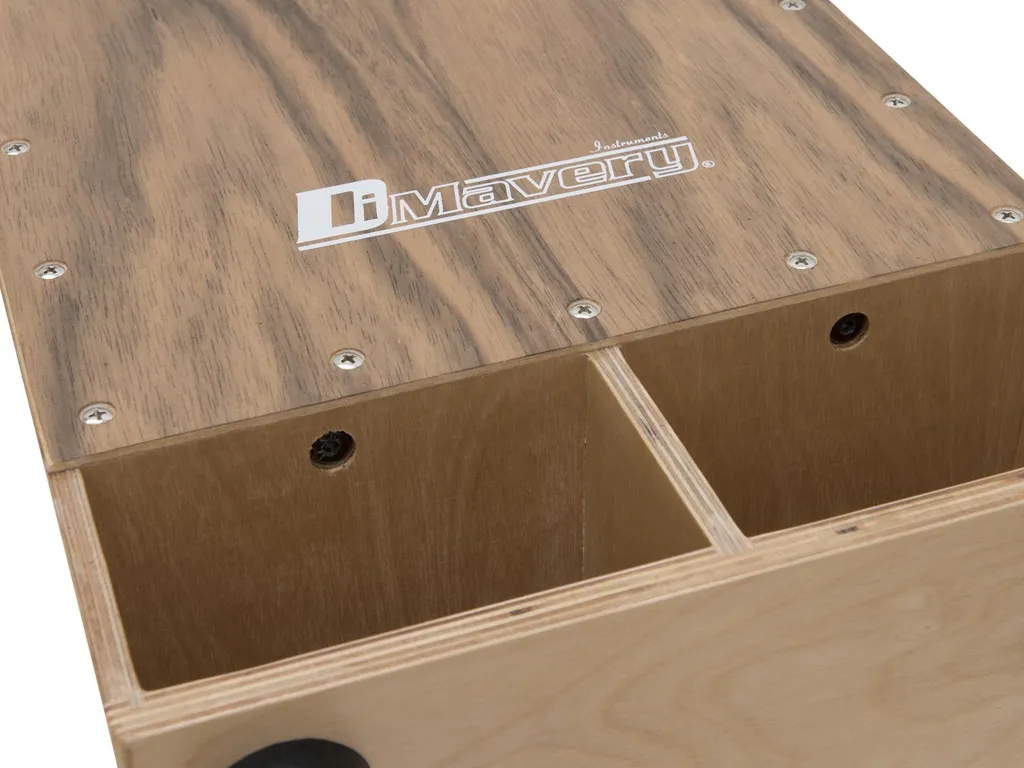 Cajon Basse avec Plaque de Frappe en Noyer DIMAVERY CJ-550 Son Profond - 5