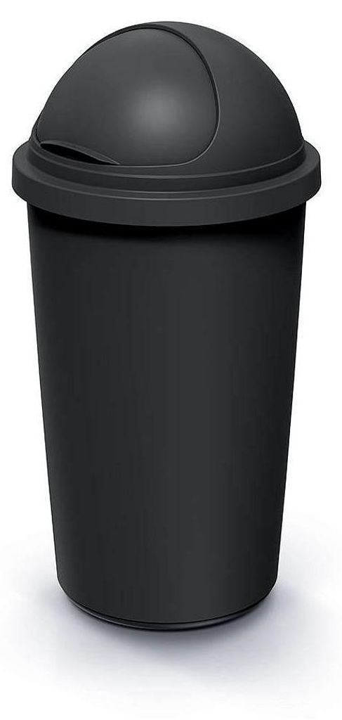 Abfallbehälter COMPACTO ROLL 60 L schwarz Produktbild 