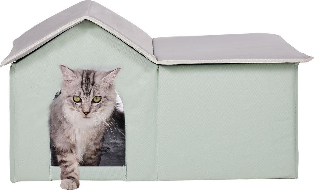 SucceBuy Maison chauffée pour chats - Abri d'extérieur Image du produit 
