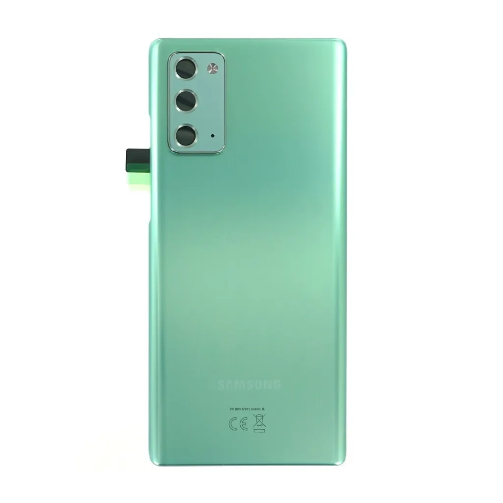 Dos Samsung Galaxy Note 20 N980 Vert Mystic d'origine GH82-23298C neuf