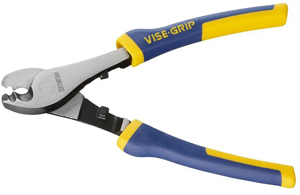Cisaille à Câble IRWIN 200mm Idéale pour Travaux Électriques et Chantier