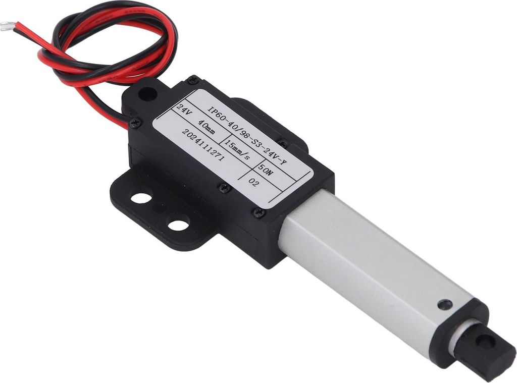 Miniaturowy siłownik ruchu 50N Siła ciągu 40MM Skok 15mm/s Zdjęcie produktu 