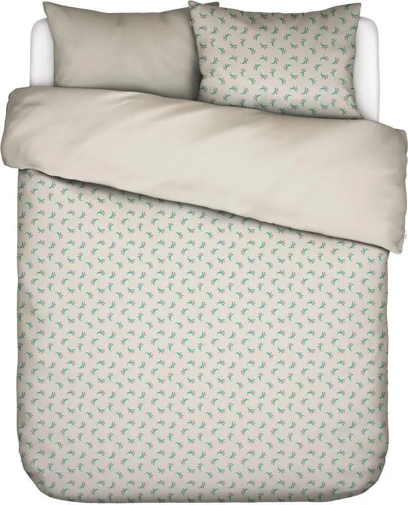 Parure de lit Lily Melody en coton gaufré Tofu 155x220 cm Essenza Co