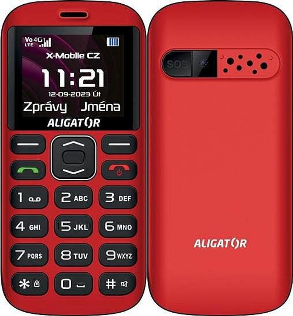 Aligator A720 4G Senior Red Immagine del prodotto 